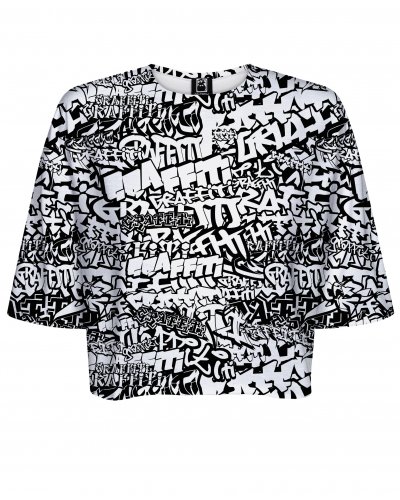 T-shirt Crop Graffiti WB