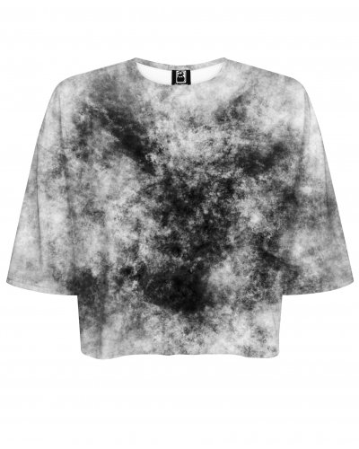 T-shirt Crop Black Backgraund