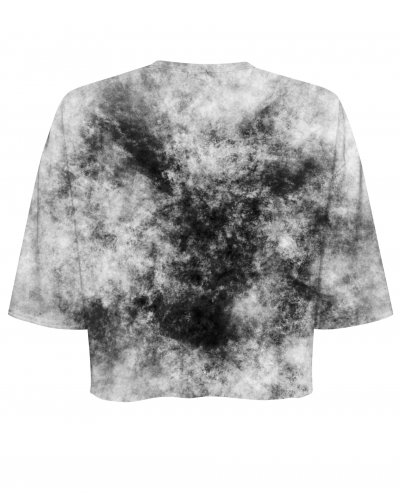T-shirt Crop Black Backgraund