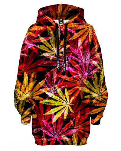 Hoodies Oversize Hemp Red