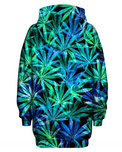 Hoodies Oversize Hemp Blue