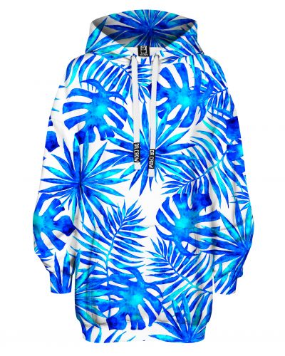 Bluza Oversize Blue Summer Palm