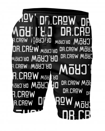 Shorts Dr.Crow Text Black