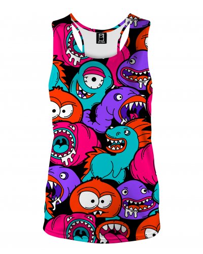 Tank Top Colorful Monsters