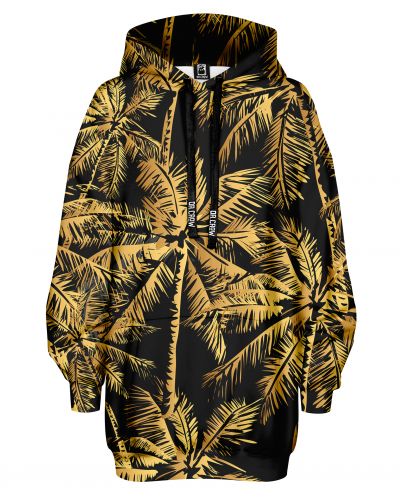 Hoodies Oversize Gold Palms