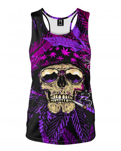 Bokserka Rasta Skull Pink