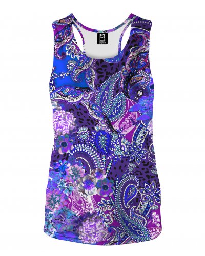 Tank Top Purple Paisley