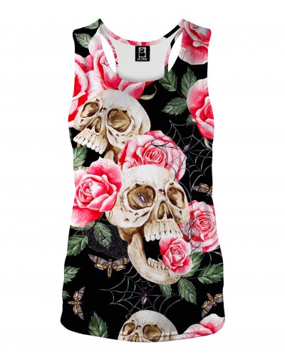 Tank Top Skull in Roses