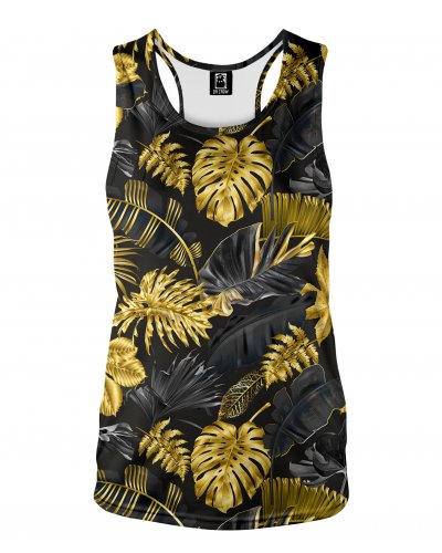 Tank Top Gold Leaves