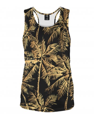 Tank Top Gold Palms