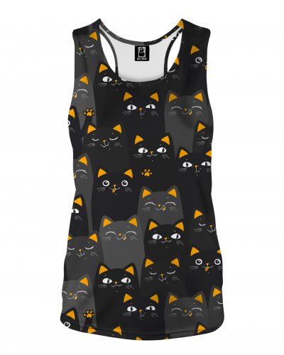 Tank Top Cats Orange