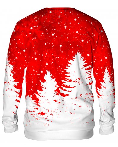 copy of Hoodie without the hood Christmas Tree Red