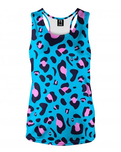 Tank Top Leopard Blue