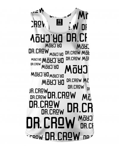 Tank Top Dr.Crow Text White