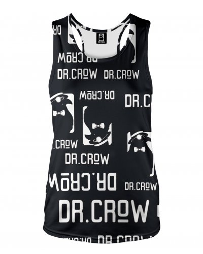 Tank Top Dr.Crow Logo Black