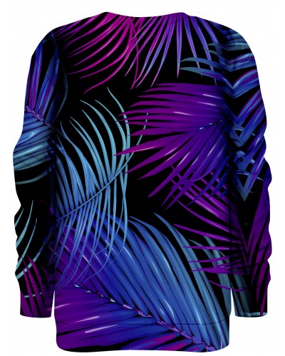 Bluza bez kaptura Purple Palms