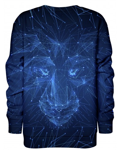 Hoodie without the hood Lion Laser