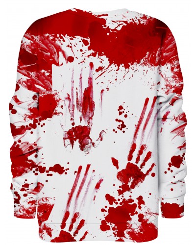 Bluza bez kaptura Zombie White