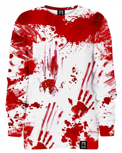 Bluza bez kaptura Zombie White