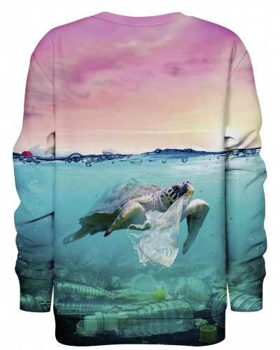 Hoodie without the hood Turtle Eco