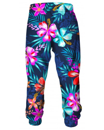 Trousers Colorful Flowers