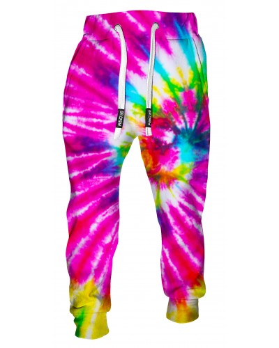 Trousers Tie Die Colorful