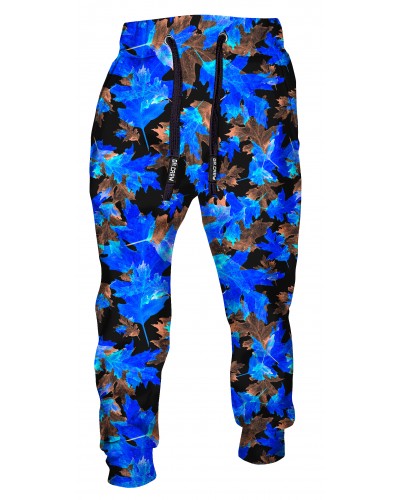 Trousers Blue Leaves