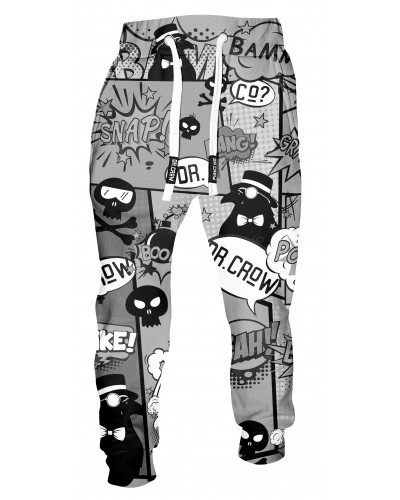 Trousers Comic Gray