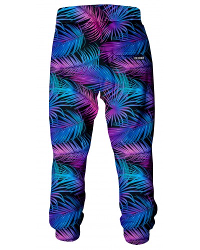 Trousers Purple Palms