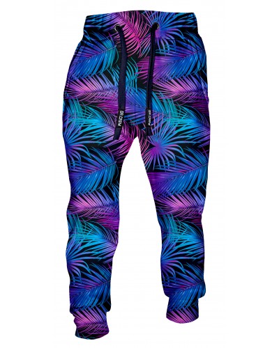 Trousers Purple Palms