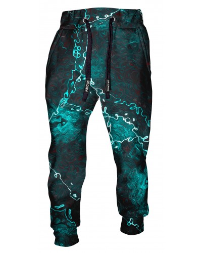 Trousers Marble Turquoise