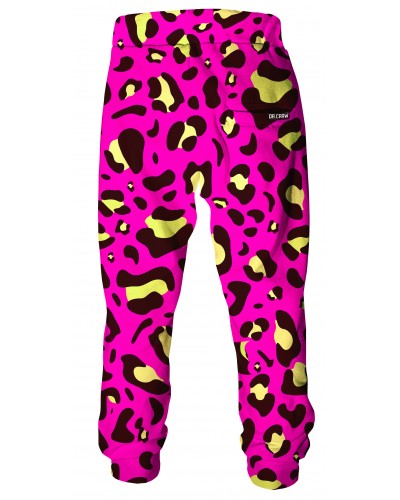 Trousers Leopard Pink