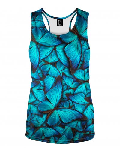 Tank Top Butterfly Blue