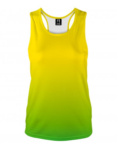 Tank Top Ombre Yellow Green