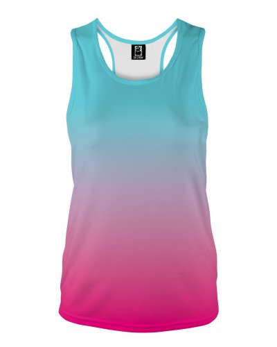 Tank Top Ombre Mint Pink