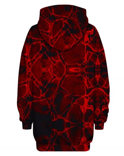 Hoodies Oversize Marble Dark