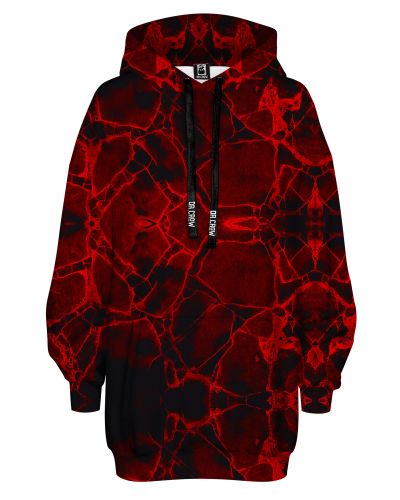 Hoodies Oversize Marble Dark