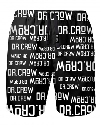 Swimsuit Dr.Crow Text Black