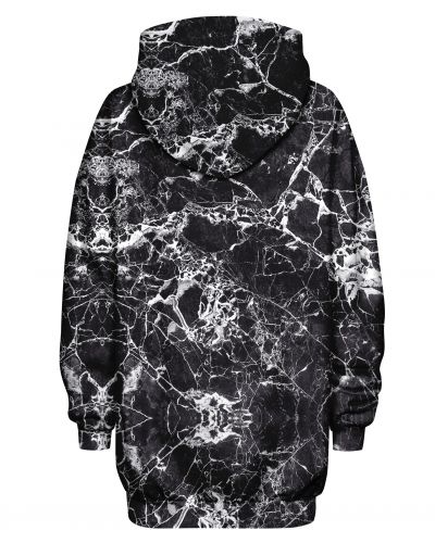 Hoodies Oversize Marble Black