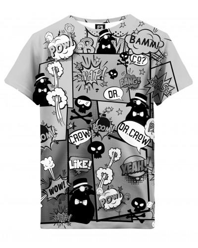 T-Shirt Comic Gray