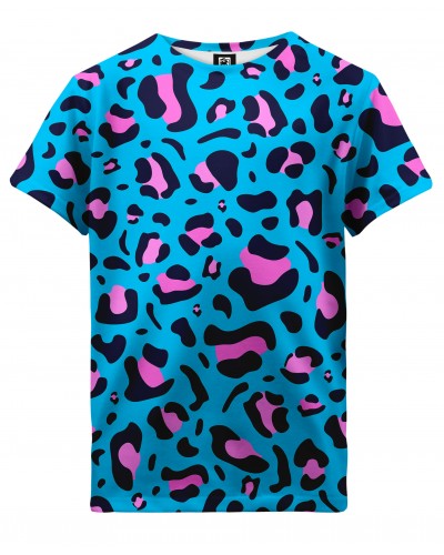 T-Shirt Leopard Blue