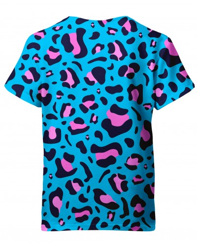 T-Shirt Leopard Blue