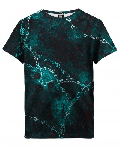 T-Shirt Marble Turquoise