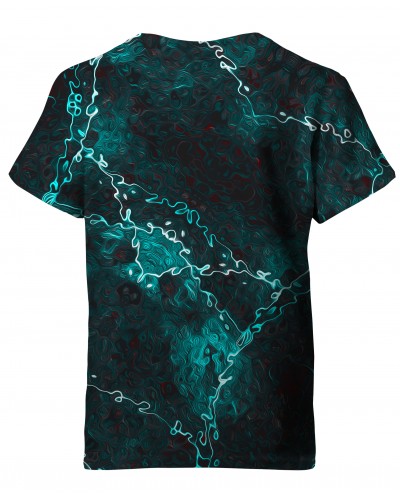 T-Shirt Marble Turquoise