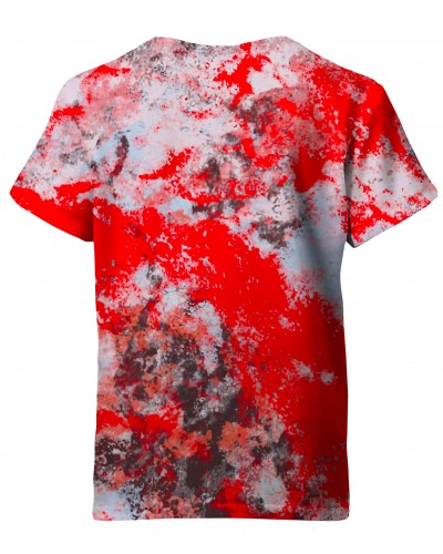 T-Shirt Marble Red