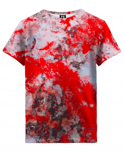 T-Shirt Marble Red