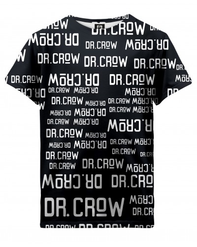 T-Shirt Dr.Crow Text Black