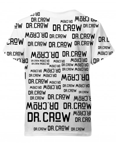 T-Shirt Dr.Crow Text White