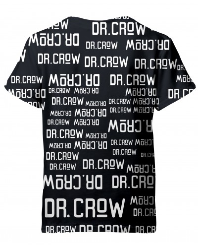 T-Shirt Dr.Crow Text Black