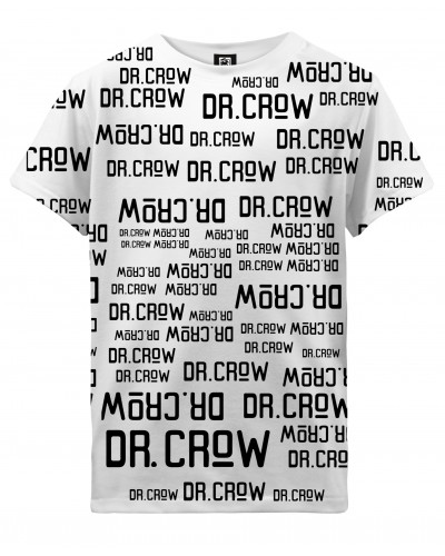 T-Shirt Dr.Crow Text White